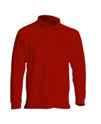 Мужская футболка-поло POLO REGULAR MAN LS цвет красный (RD)