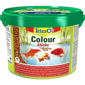 Корм для ставкових риб TetraPond ColourSticks, 10 л (для забарвлення), фото 2