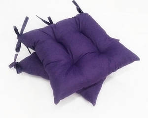 Подушка на стілець фіолетова Gold 40*40 см 
