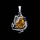 Срібний підвіс Гжель, фото 2