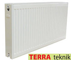 Сталевий панельний радіатор опалення 22 тип 500х1000 Terra teknik