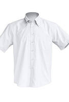 Рубашка мужская с коротким рукавом JHK SHRA SS POP, цвет белый (WH)