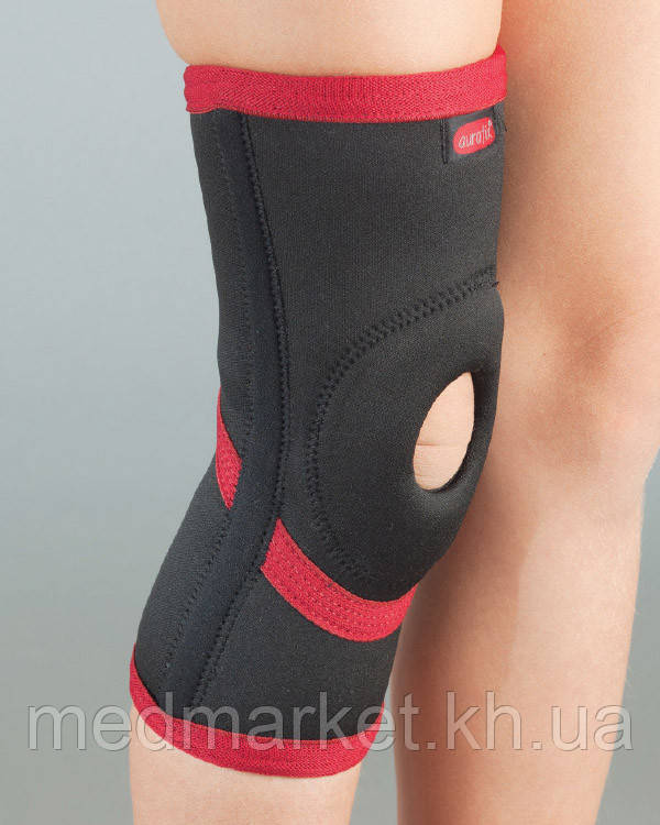 Бандаж на коліно дитячий Aurafix DG-102 із силіконовим кільцем