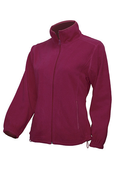Жіноча флісова куртка JHK POLAR FLEECE LADY колір бордовий (BU)