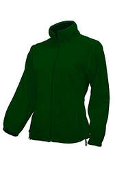 Жіноча флісова куртка JHK POLAR FLEECE LADY колір темно-зелений (BG)