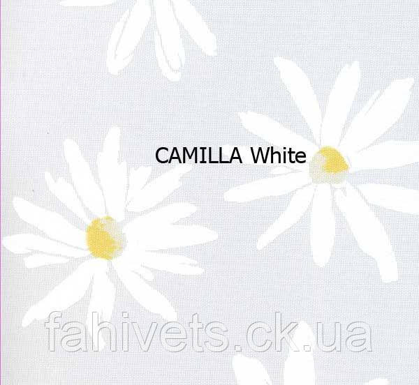 Рулонні штори відкритого типу  CAMILLA (м.кв.)  Белая