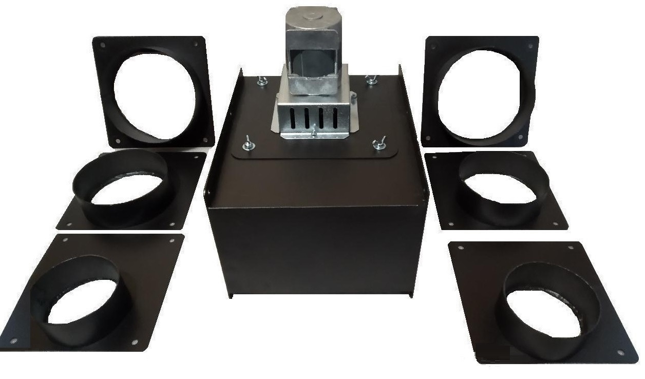 Универсальный Модульный Дымосос ДБУ WWK 180/75W Ø-140 (диаметр Дымохода ...