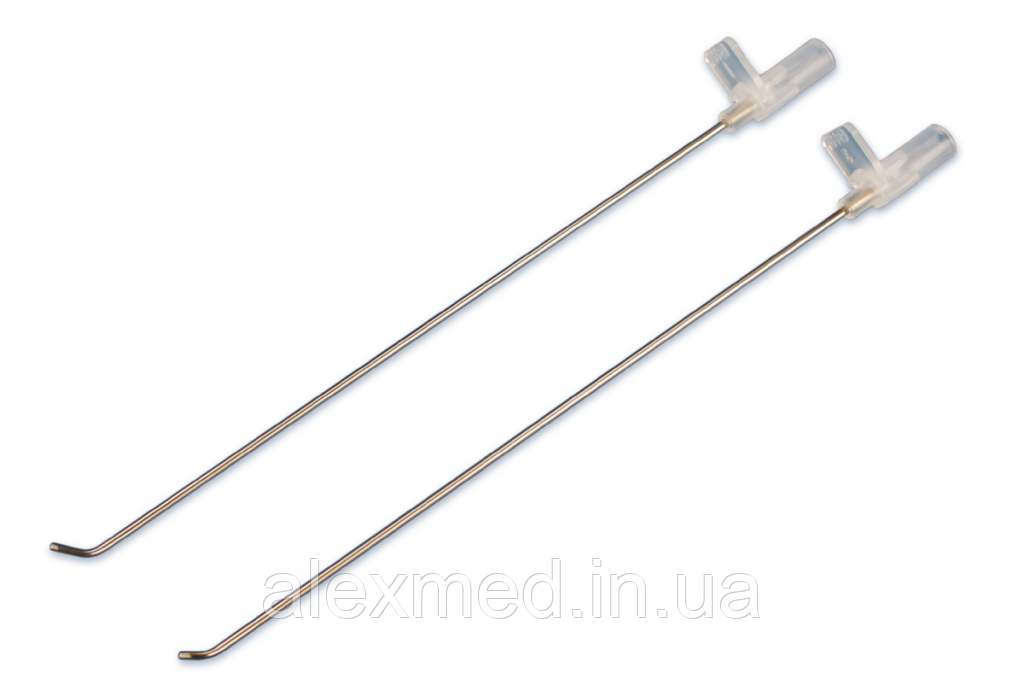 Канюля для промивання лакун мигдаликів, довжина 140 мм, діаметр 1,5 мм, фото 1