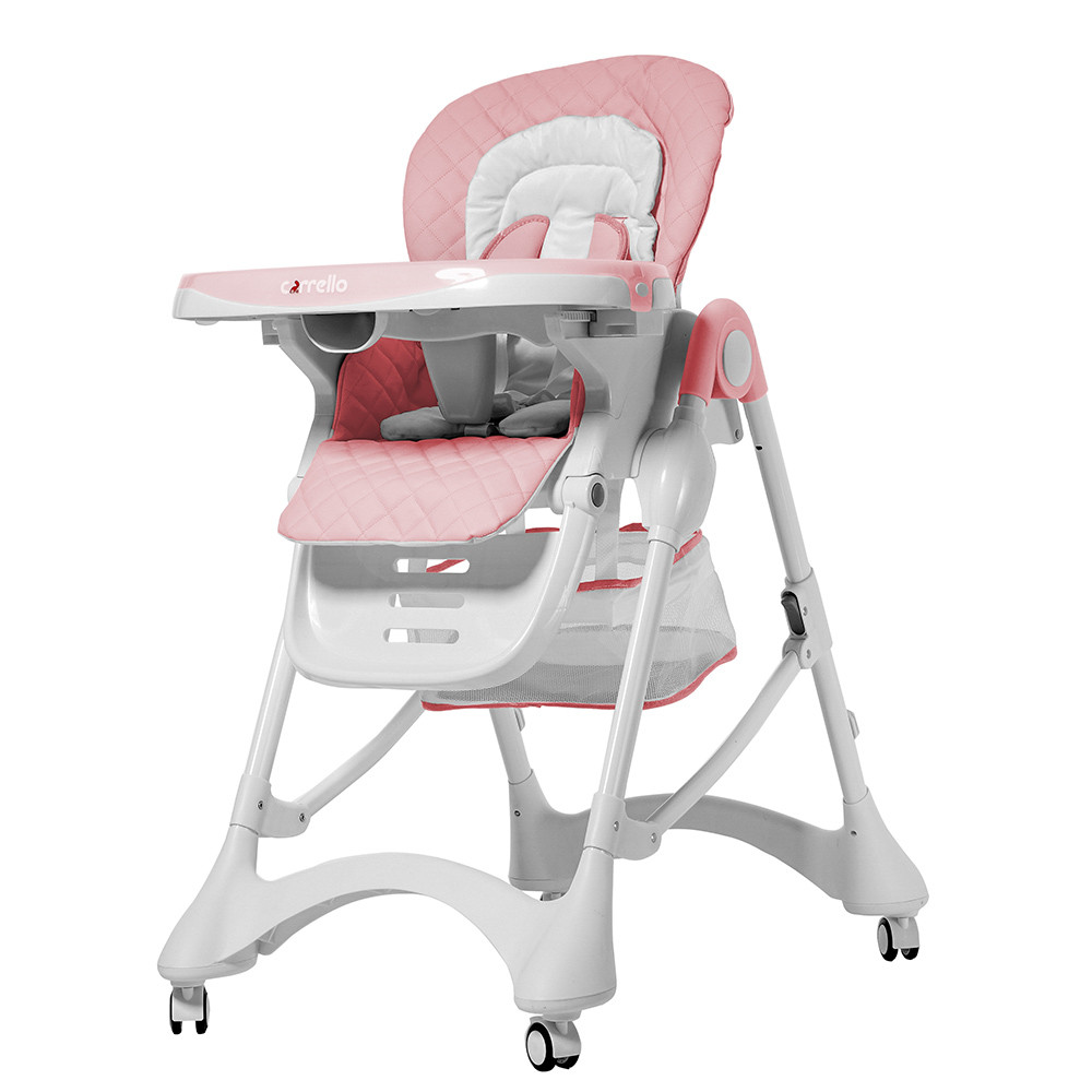 Стільчик для годування дитячий CARRELLO Caramel CRL-9501/3 Rose, рожевий