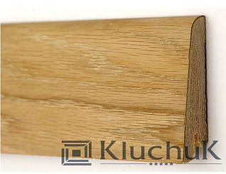 Плінтус Kluchuk Рустик KLR80-01 Дуб Шліфований 80мм