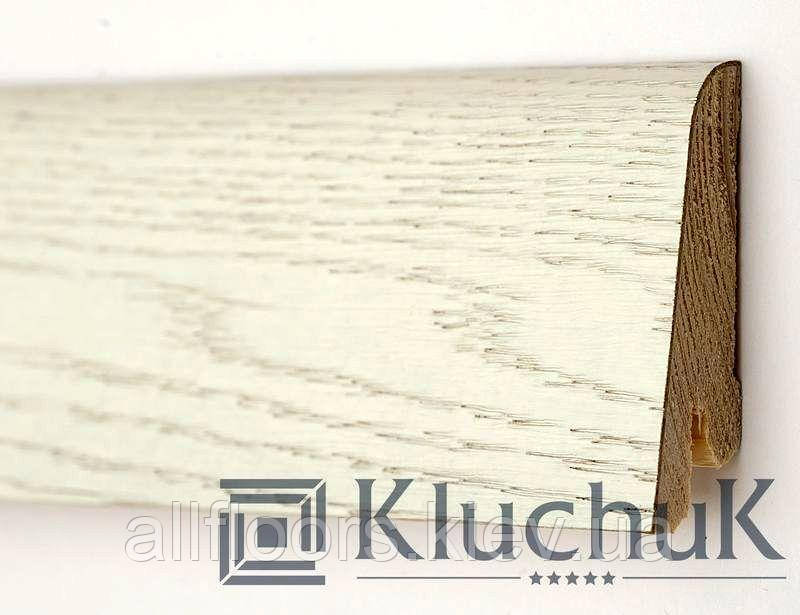 Плінтус Kluchuk Рустик KLR80-03 Дуб Арктик 80мм