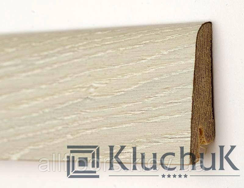 Плінтус Kluchuk Рустик KLR80-04 Дуб Крижаний 80мм
