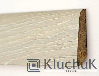 Плінтус Kluchuk Рустик KLR80-04 Дуб Крижаний 80мм