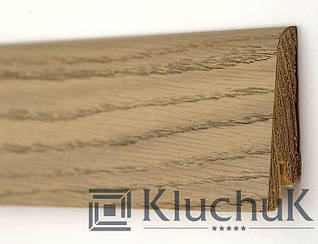 Плінтус Kluchuk Рустик KLR80-05 Дуб Срібний 80мм
