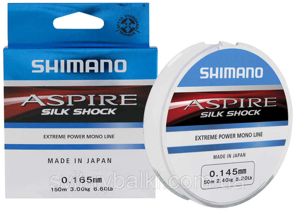 Волосінь Shimano Aspire Silk Shock 150m
