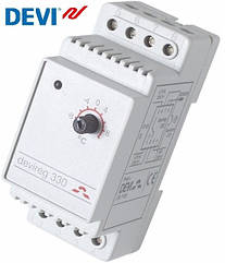Devireg 330 (-10, +10), терморегулятор електронний на шину DIN