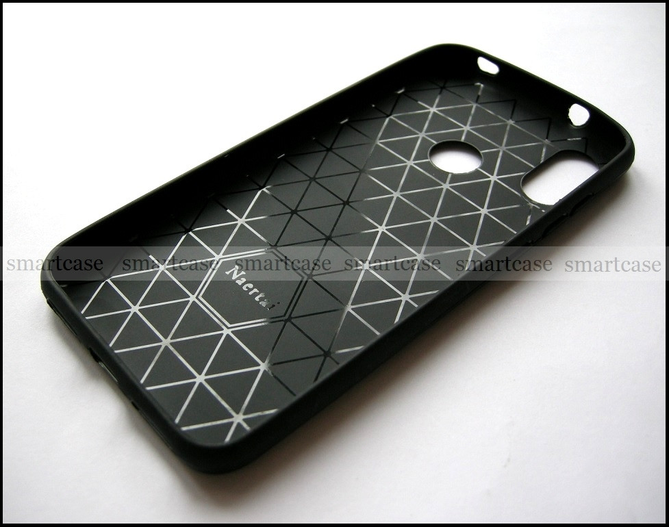 Черный стильный бампер TPU AF под кожу для Xiaomi Mi A2 Lite (Xiaomi Redmi 6 Pro) - фото 2 - id-p891524446