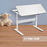 Комплект-трансформер Fundesk парта Colore Grey + дитячий стілець FunDesk SST3 Grey, фото 4
