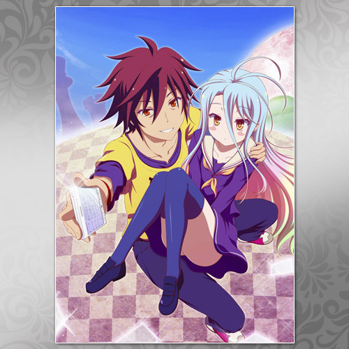 Плакат А4 Аніме No Game No Life 003