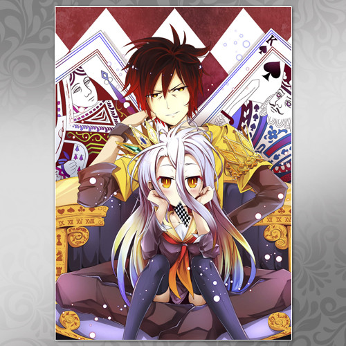 Плакат А3 Аніме No Game No Life 006, фото 1