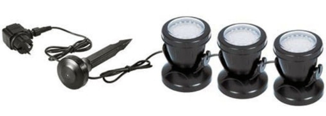 Світлодіодний світильник для ставка AquaKing LED-203 (3 LED лампи х 2,5 Вт), фото 1