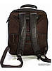 Рюкзак шкіряний чоловічий для документів міської повсякденний зручний якісний, фото 2