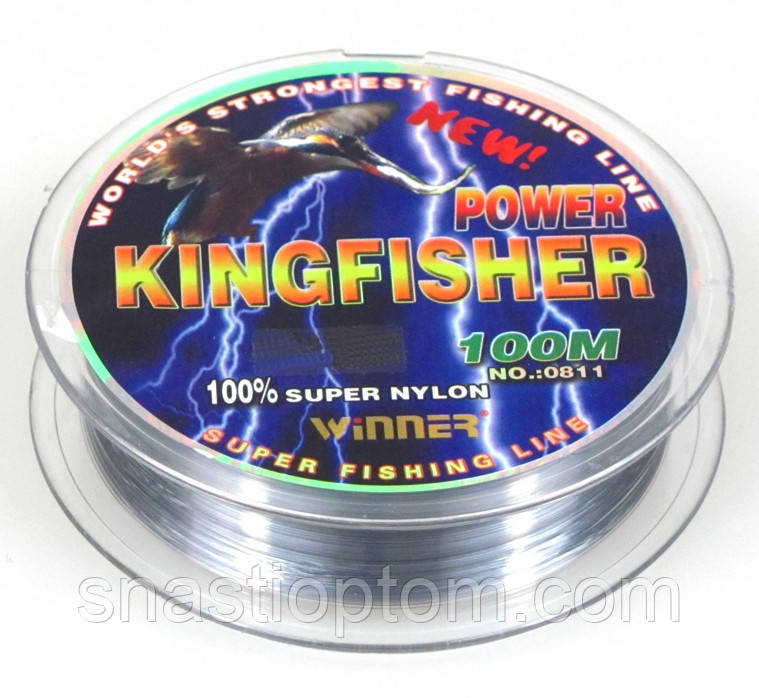 Волосінь рибальська King Fisher Winner, перетин 0,45, довжина 100м.