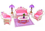 Детская игрушечная мебель Глория Gloria для кукол Барби Гостиная 2604. Обустройте кукольный домик, фото 2