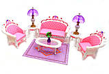 Детская игрушечная мебель Глория Gloria для кукол Барби Гостиная 2604. Обустройте кукольный домик, фото 3