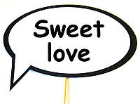 Топ! Праздничная Табличка Sweet love 30х20 см для Новобрачных , №59