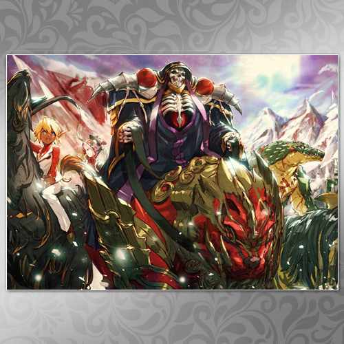Плакат А4 Аніме Overlord 008