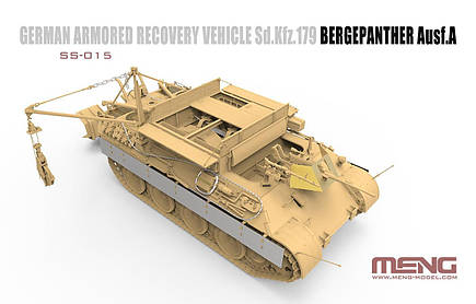 German Armored Recovery Vehicle Sd.Kfz.179 Bergepanther Ausf.A. 1/35 MENG SS-015, фото 3