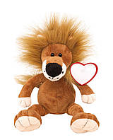 Плюшевий лев з м'яким хутром