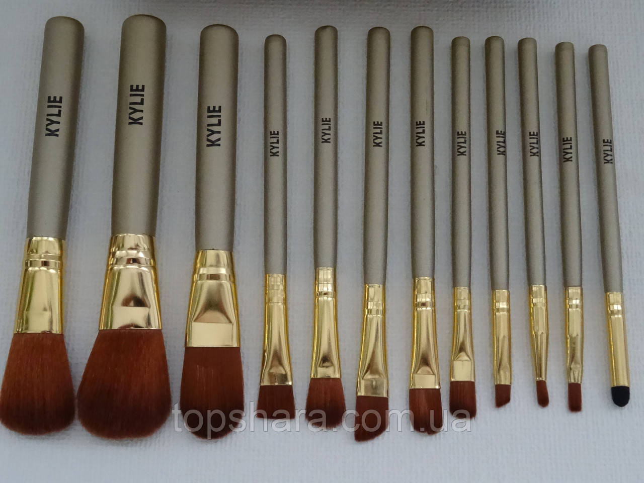 Набір пензлів Kylie (Кайлі) Professional Brush Set 12в1 Gold