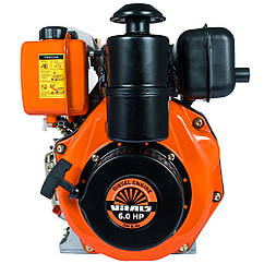 Двигун дизельний Vitals DE 6.0k (6 к.с., шпонка, вал 25 мм)