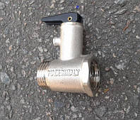 Предохранительный обратный клапан для бойлера на резьбе 1/2" с флажком (рычажком) Италия