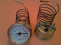 Термометр капиллярный PAKKENS Ø60мм от -40 до +40 °С, длина капилляра 1м Турция