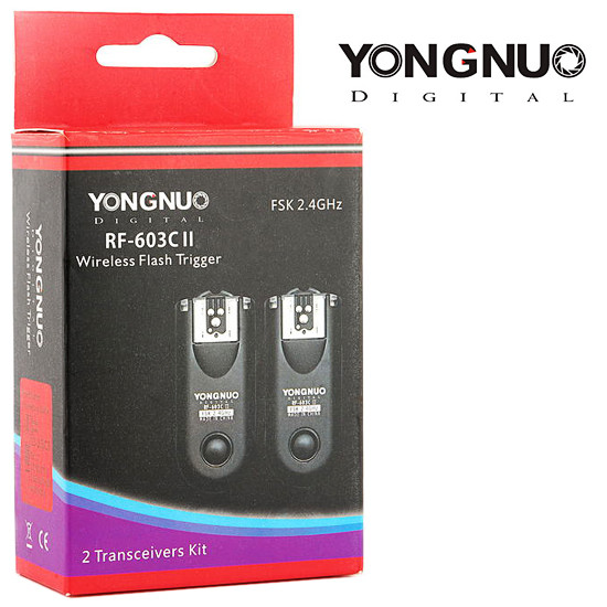 Радіосинхронізатор Yongnuo RF-603C3 II для CANON 5D Mark II, 5D Mark III, 7D, 6D, 10D, 20D, 30D, 40D, 50D