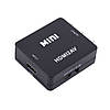 Конвертер HDMI на RCA (AV) CVBS адапттер відео з аудіо 1080P HDV-610 AV-001 (4273) Black, фото 2