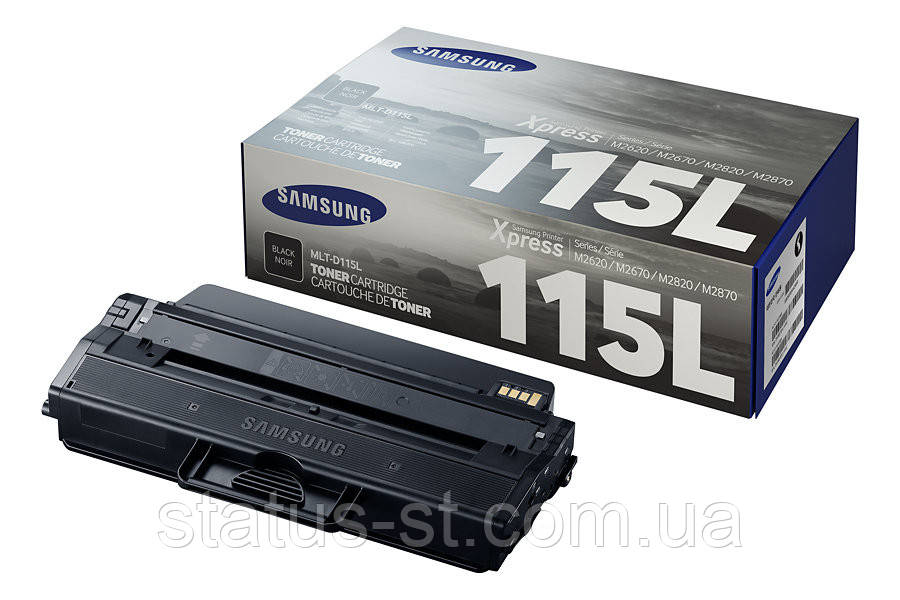 Заправка картриджа Samsung MLT-D115L до принтера Samsung SL-M2620D, SL-M2820ND, SL-M2670, SL-M2870FD