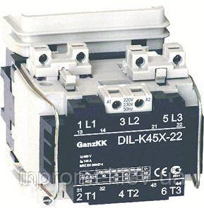 DL - К45Х 45КВт/85A, АС-3, 230B контактор Ganz KK, фото 1