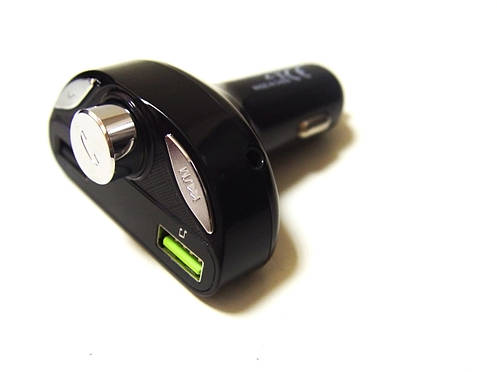 Автомобільний FM трансмітер H28BT з Bluetooth, чорний, фото 3
