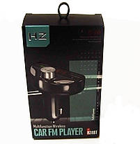 Автомобільний FM трансмітер H28BT з Bluetooth, чорний, фото 5