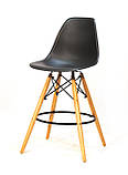 Полубарный стілець Nik Eames, антрацит, фото 4