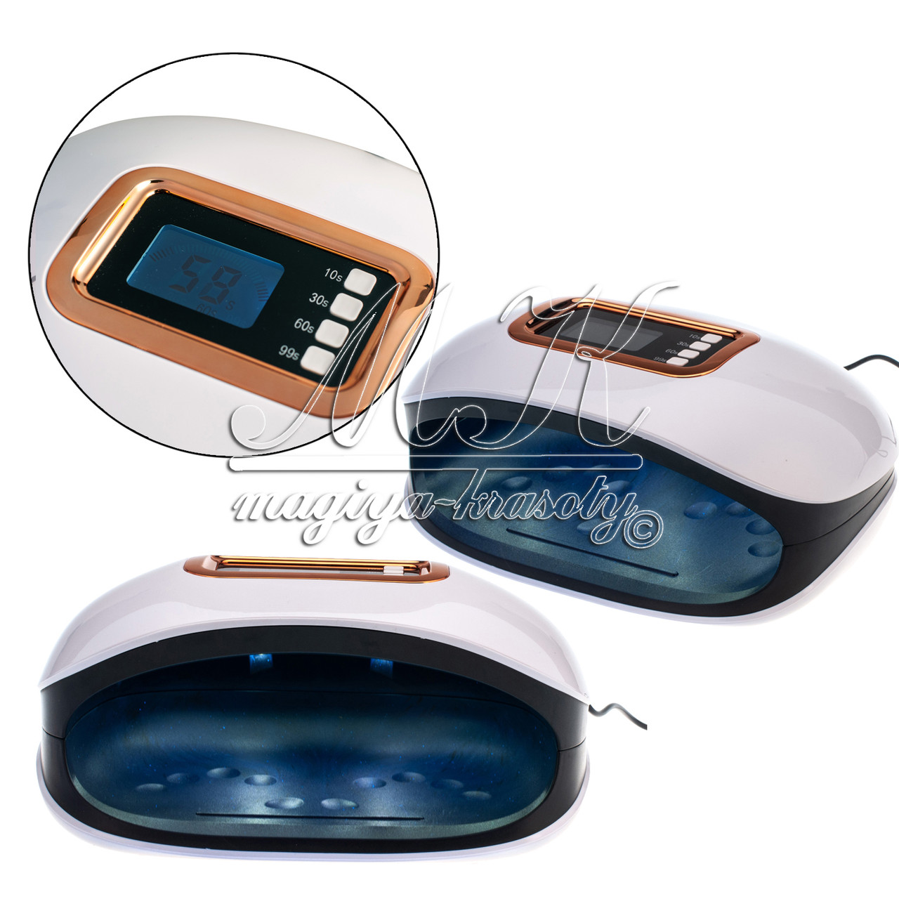 Гібридна лампа LED/UV 2в1 Sun H4 plus, 72 Вт