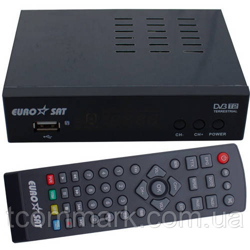 Цифровой ТВ-ресивер DVB-T2 (чипсет MSTAR 7T01), металлический корпус - фото 1 - id-p891916886
