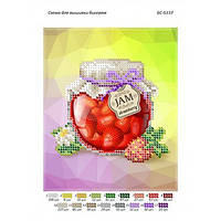 Схема для вишивання бісером БС-5137. ДЖЕМ С КЛУБНИКОЙ