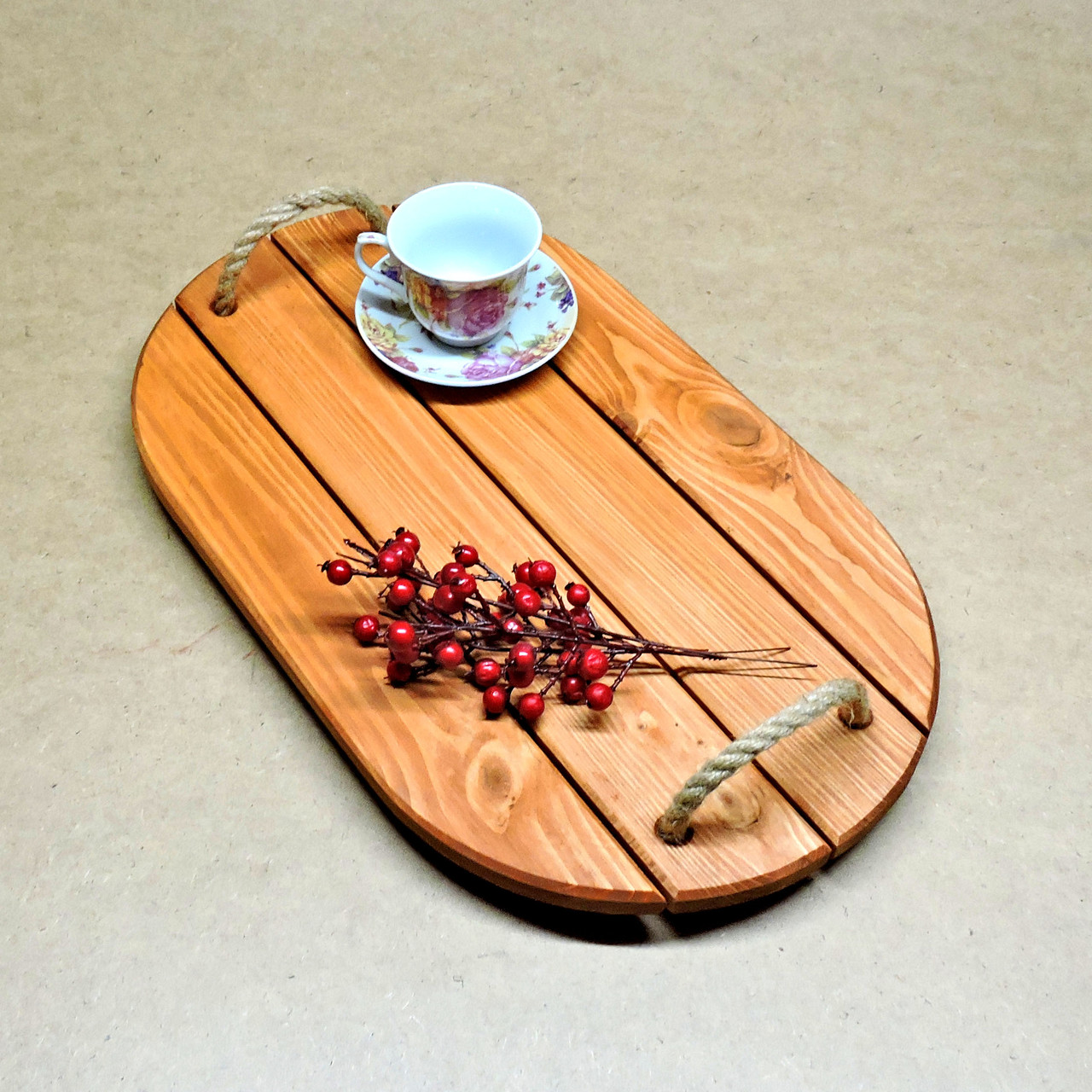 Піднос дерев'яний "Антуан" шафран