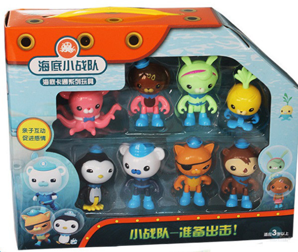 Іграшки Октонавты (OCTONAUTS) в подарунковій коробці , шт 8, фото 1