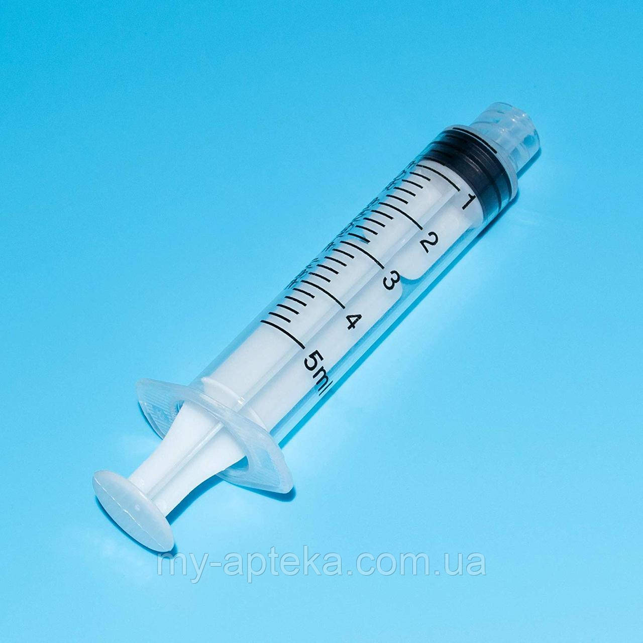 Шприц Луер-Лок 5 мл трехкомпонентный (ID#636408383), цена: 3.50 ...